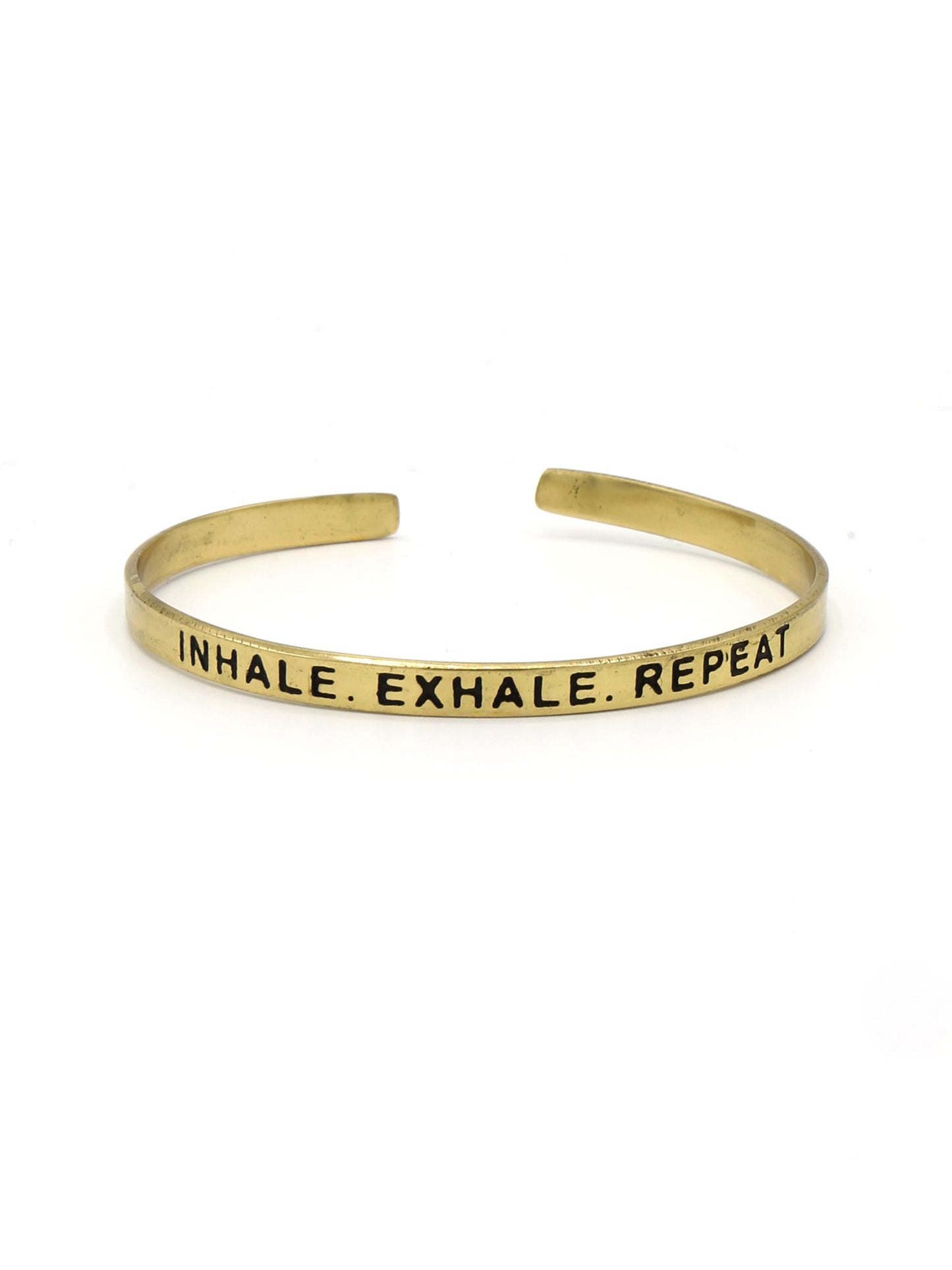 Breathe Quote Cuff