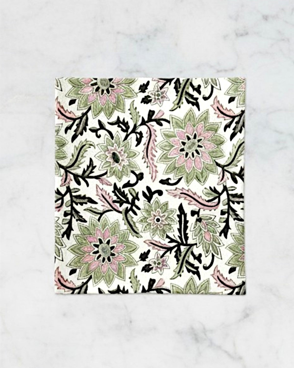 S/4 Floral Cotton Napkins