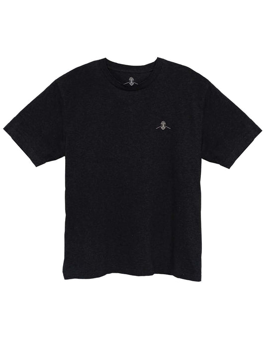 Camiseta orgánica - Gris Oscuro Jaspeado