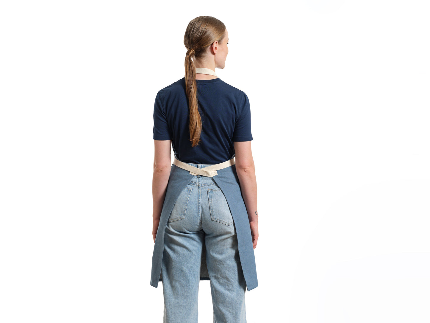 Bib Apron with Pockets - Solid