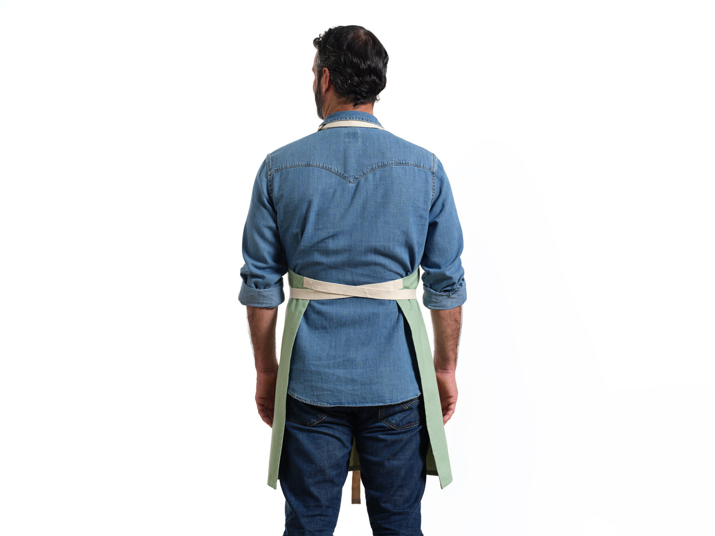 Bib Apron with Pockets - Solid