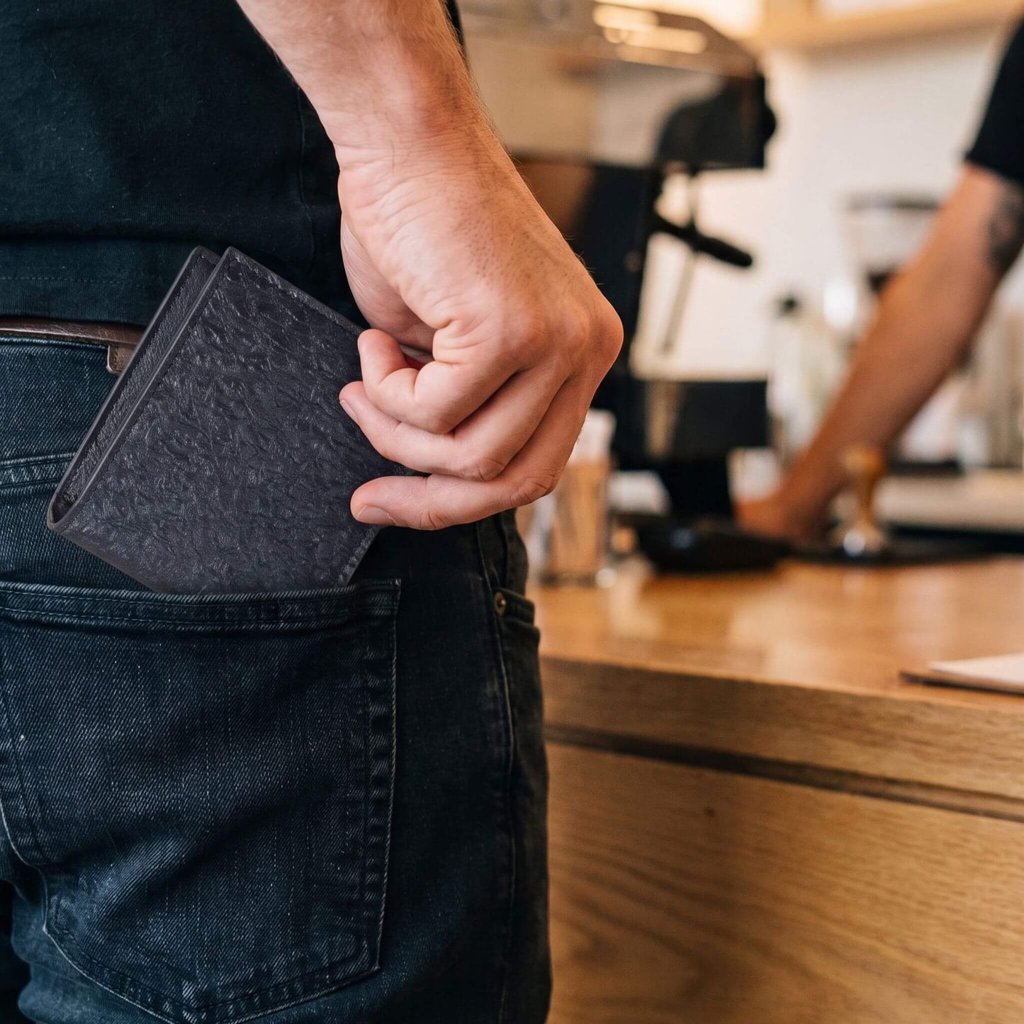 Men's Bifold Fish Wallets #color_black