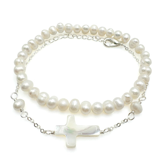 Blessing silver bracelet