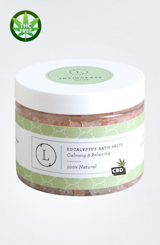 CBD Eucalyptus Bath Salts – Epsom, Dead Sea & Himalayan Soak