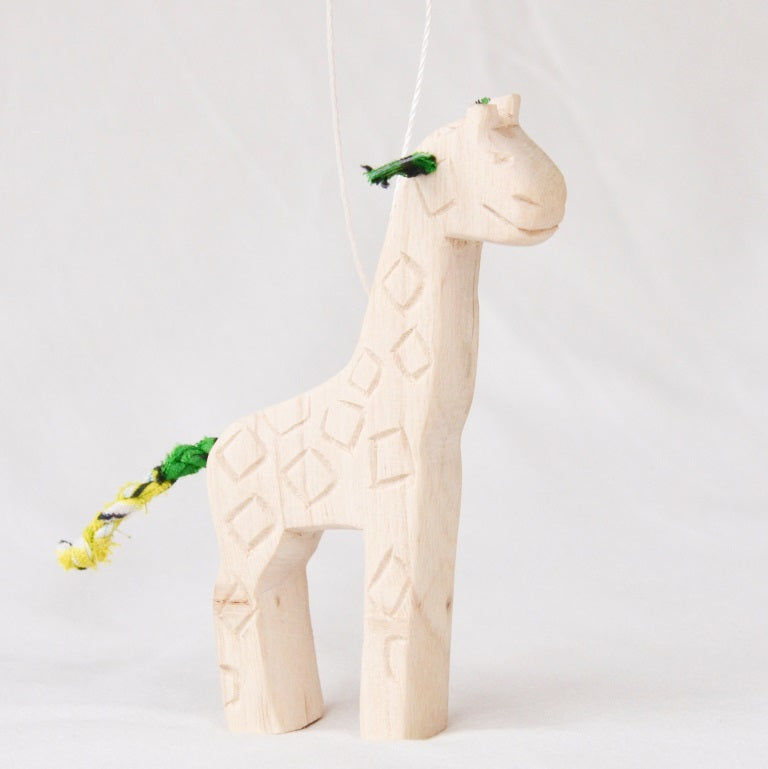 Hand-Carved Animal Ornament