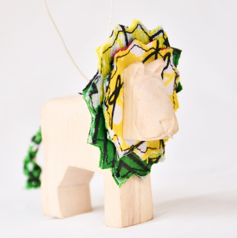 Hand-Carved Animal Ornament