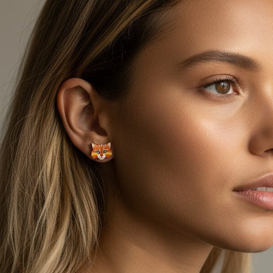 Cat Earrings-SM