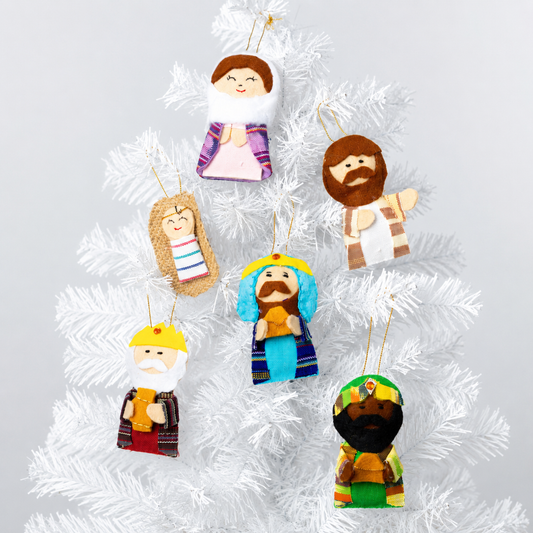 Nativity Ornament & Puppet Set