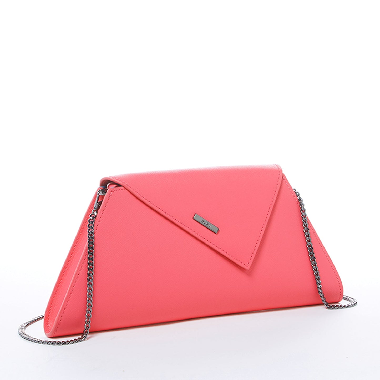 Angelica Coral Clutch Leather