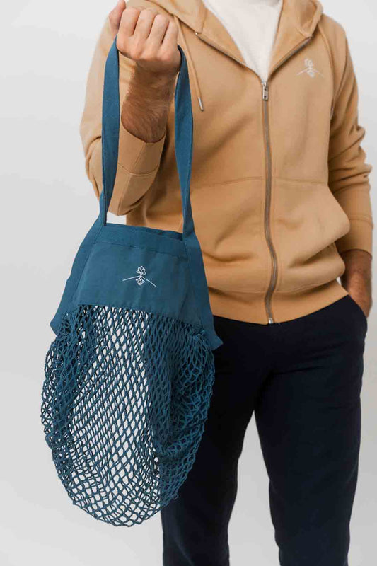 Bolsa red orgánica - Azul Royal