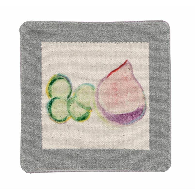Fig Cucumber Coasters - Set of 2