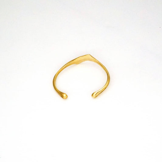 Geo Brass Cuff Bracelet | Funzi