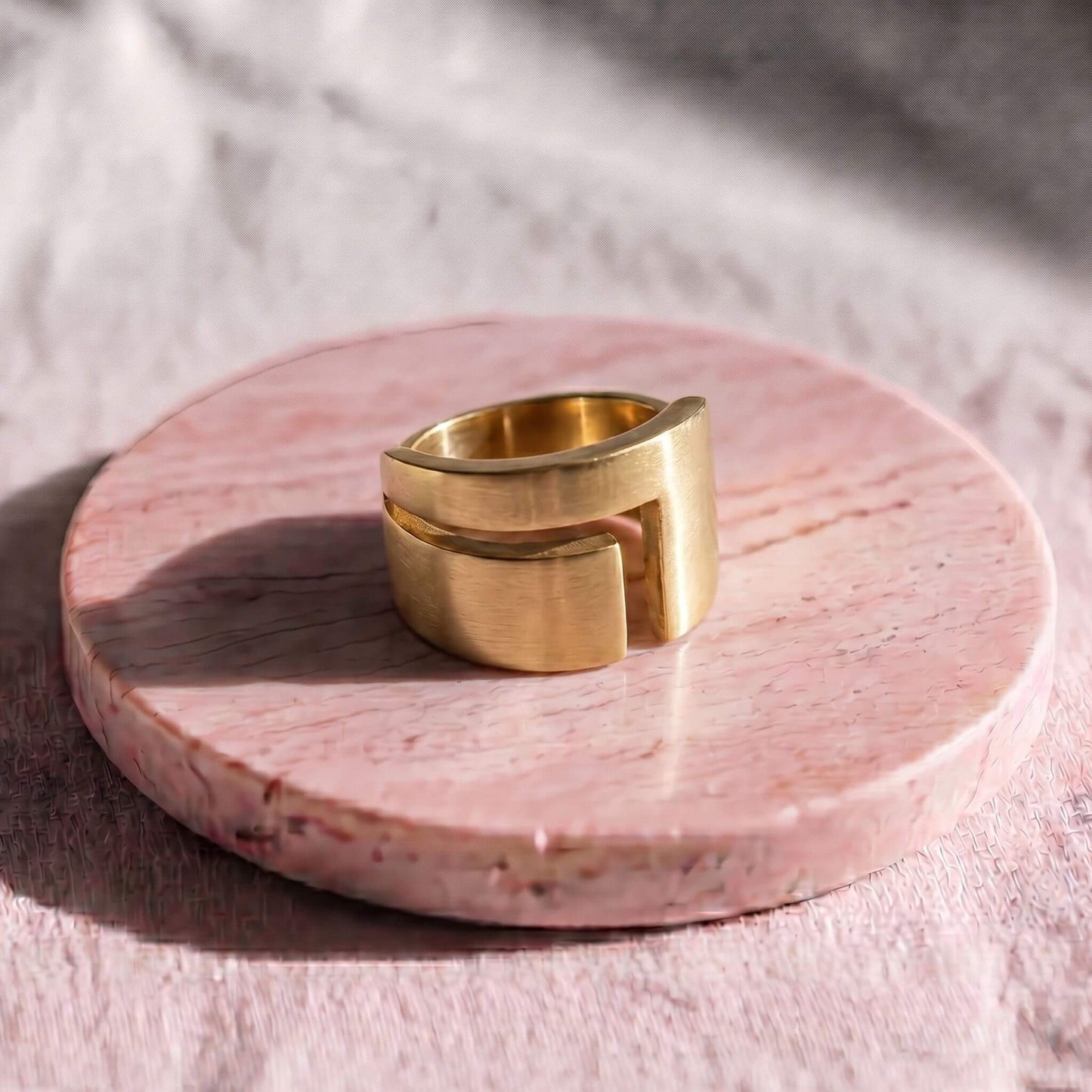 Geometric Adjustable Band Ring | Jinja