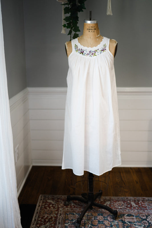 Rosebud Nightgown - Purple