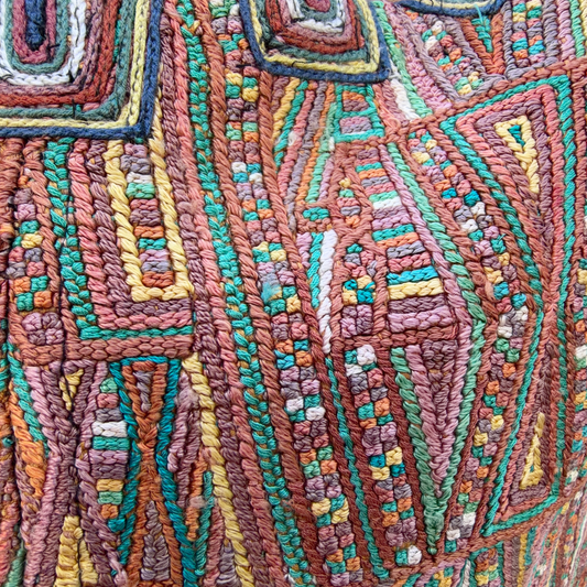 Handmade Vintage Huipil Bucket Bag