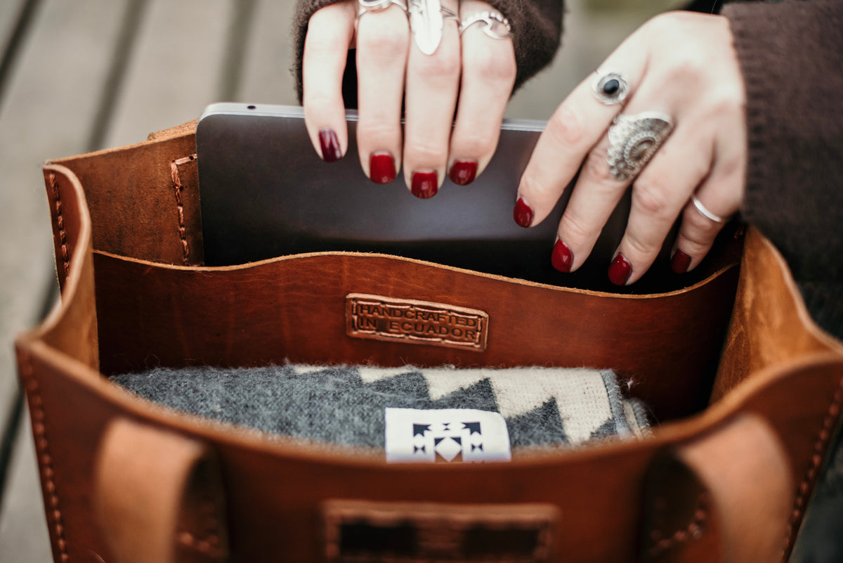 Leather Tote Bag