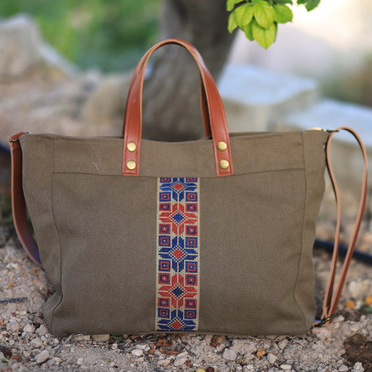 Walid Unisex Bag - Tan