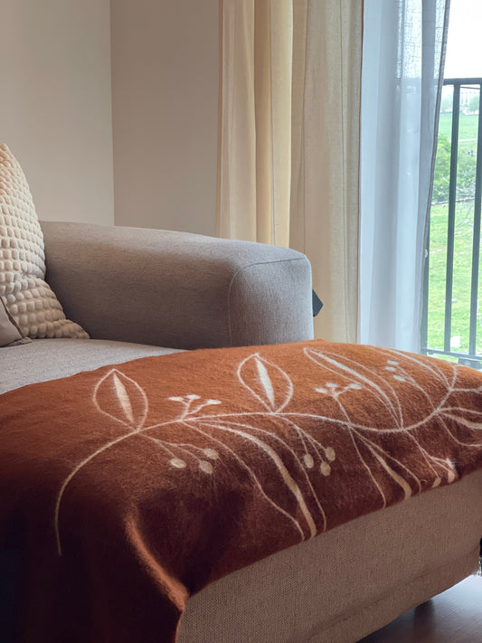 Sofia Throw Blanket - April Blossom