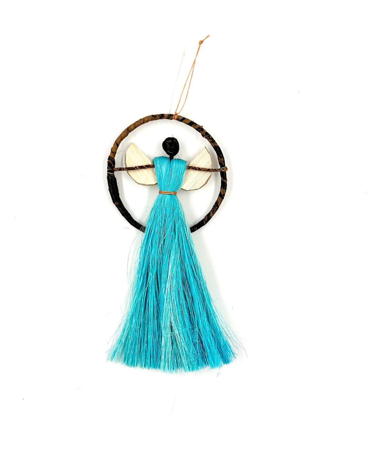 Ugandan Banana Fiber Angel Ornament