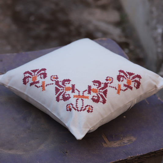 Lily Pillow Cover - Red