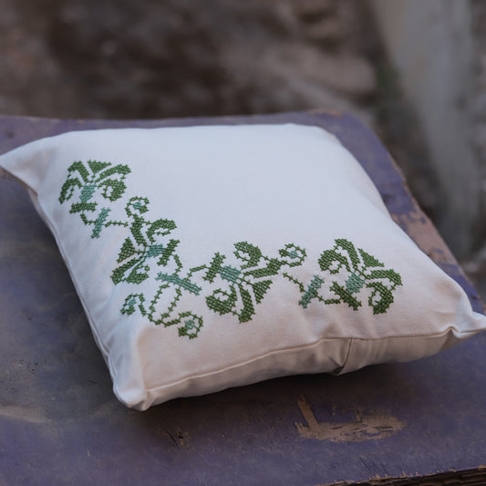 Lily Pillow Cover - Green