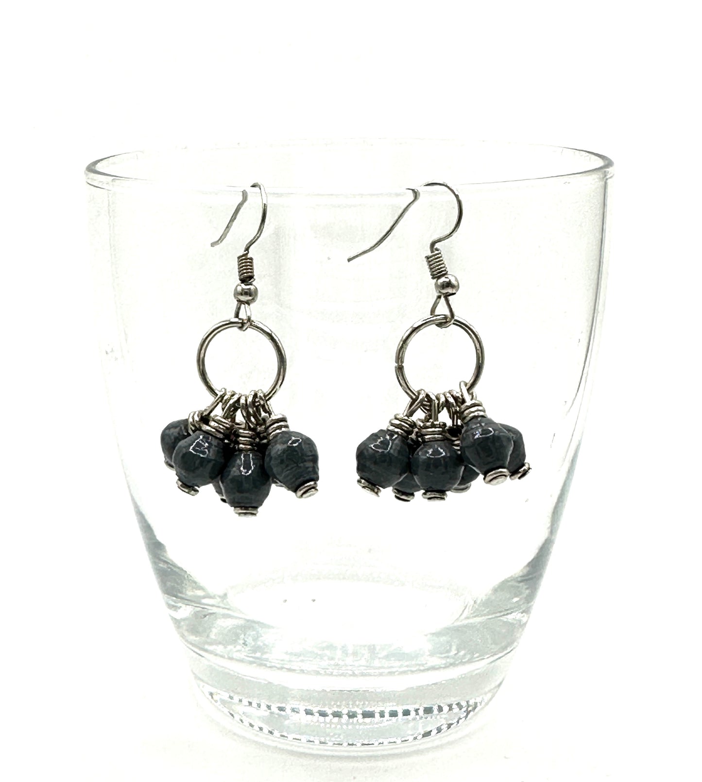Mukaaga Paper Bead Earrings