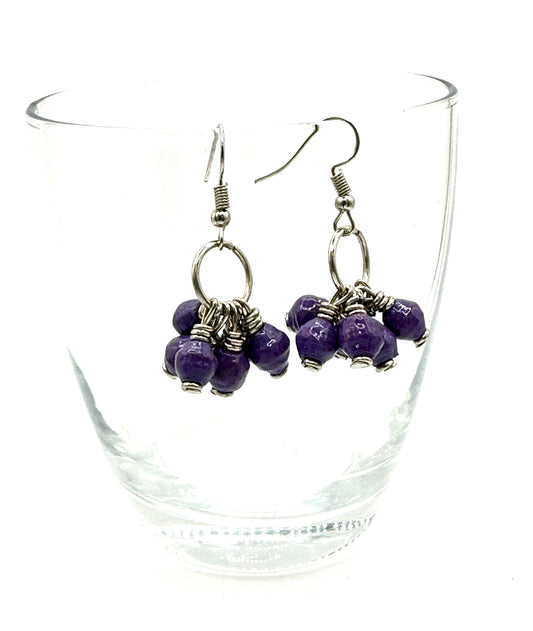 Mukaaga Paper Bead Earrings