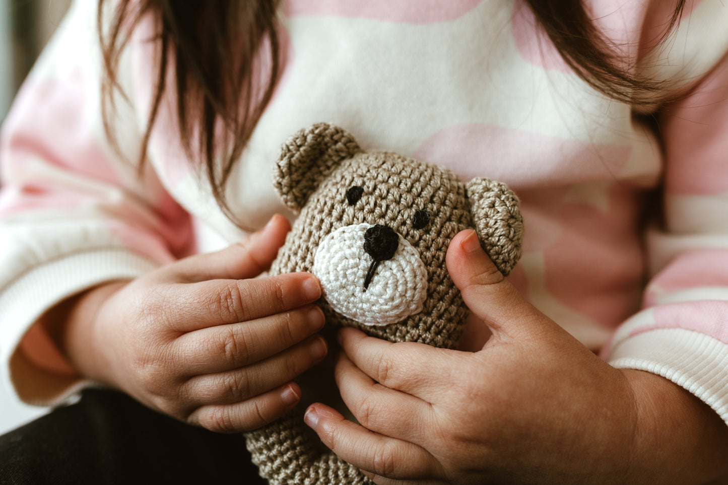 Crochet Bear Baby Toy