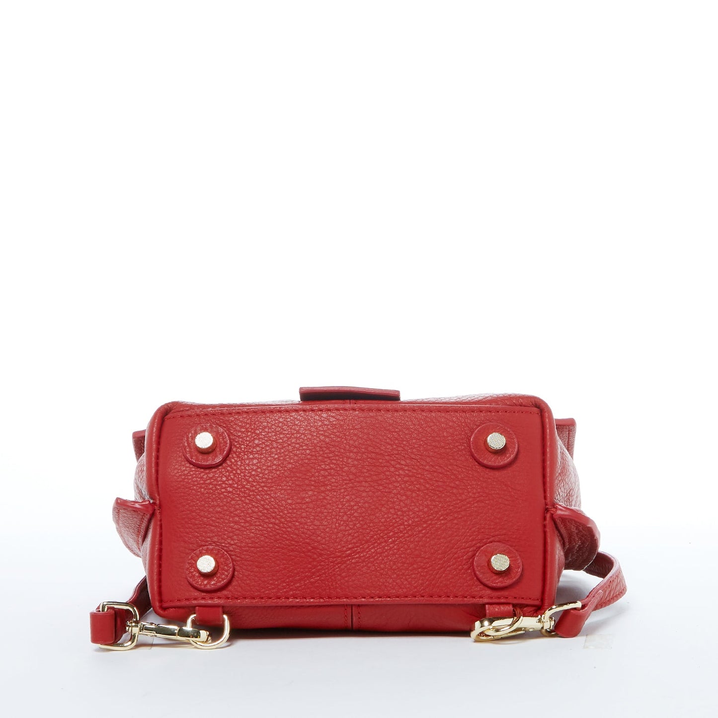 SUSU Red Leather Backpack Purse for Women Convertible Crossbody Bag