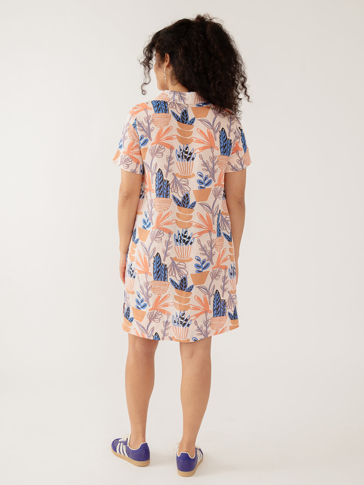 Camp Dress - Pastel Cacti