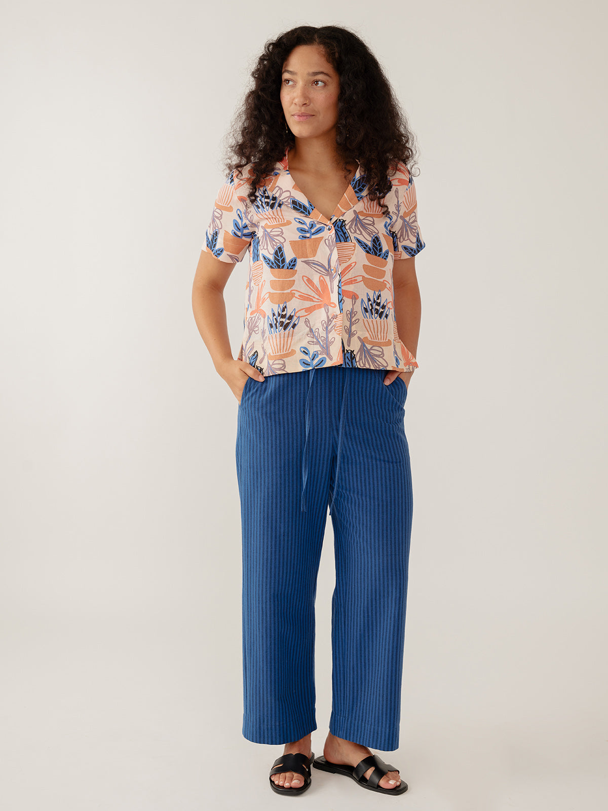 Camp Shirt - Pastel Cacti
