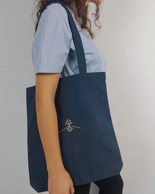 Bolsa reciclada - Azul Medianoche