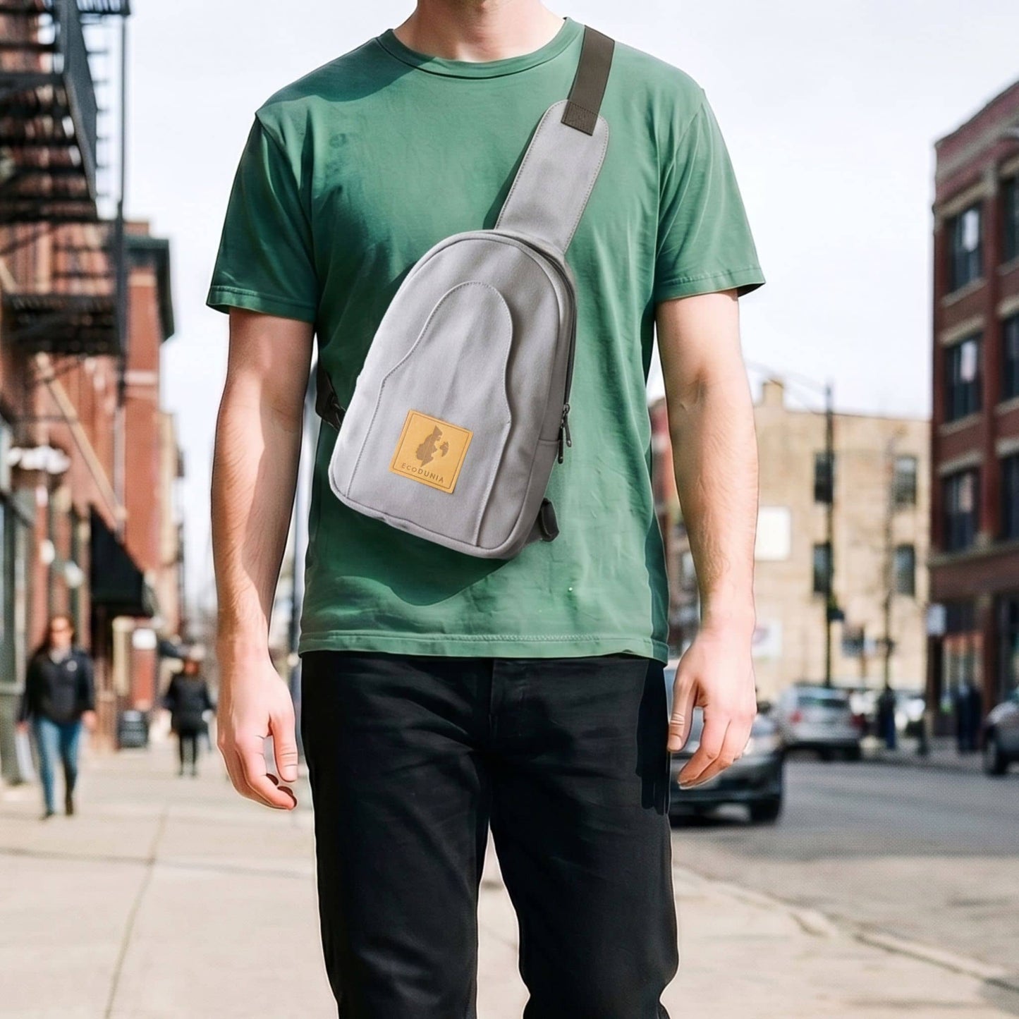 Buru small canvas sling bag in natural #color_natural