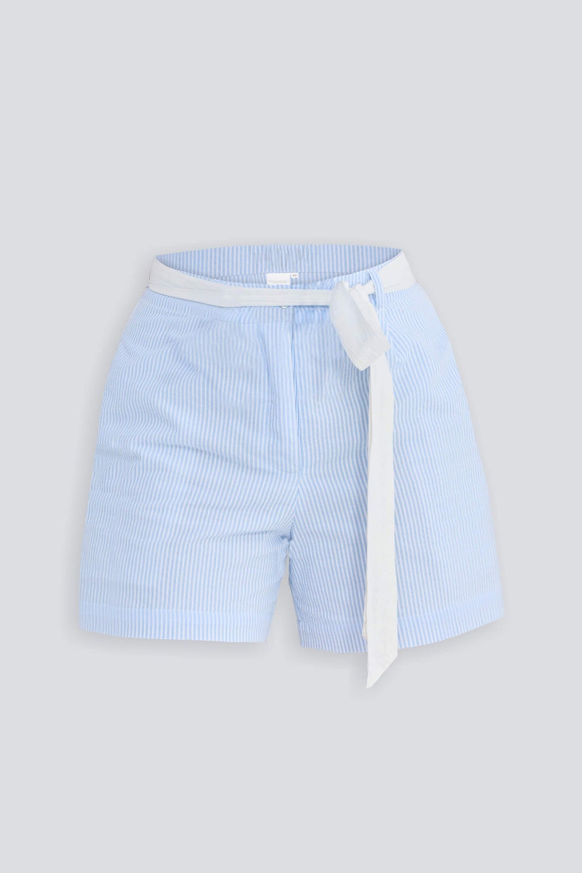 Regular Fit Shorts in Stripes Flat Lay