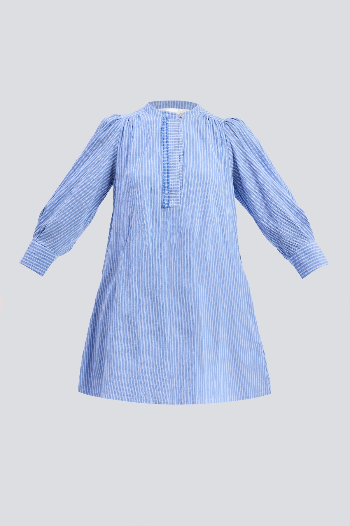Oversized Tunic Dress with Optional Belt Flat Lay