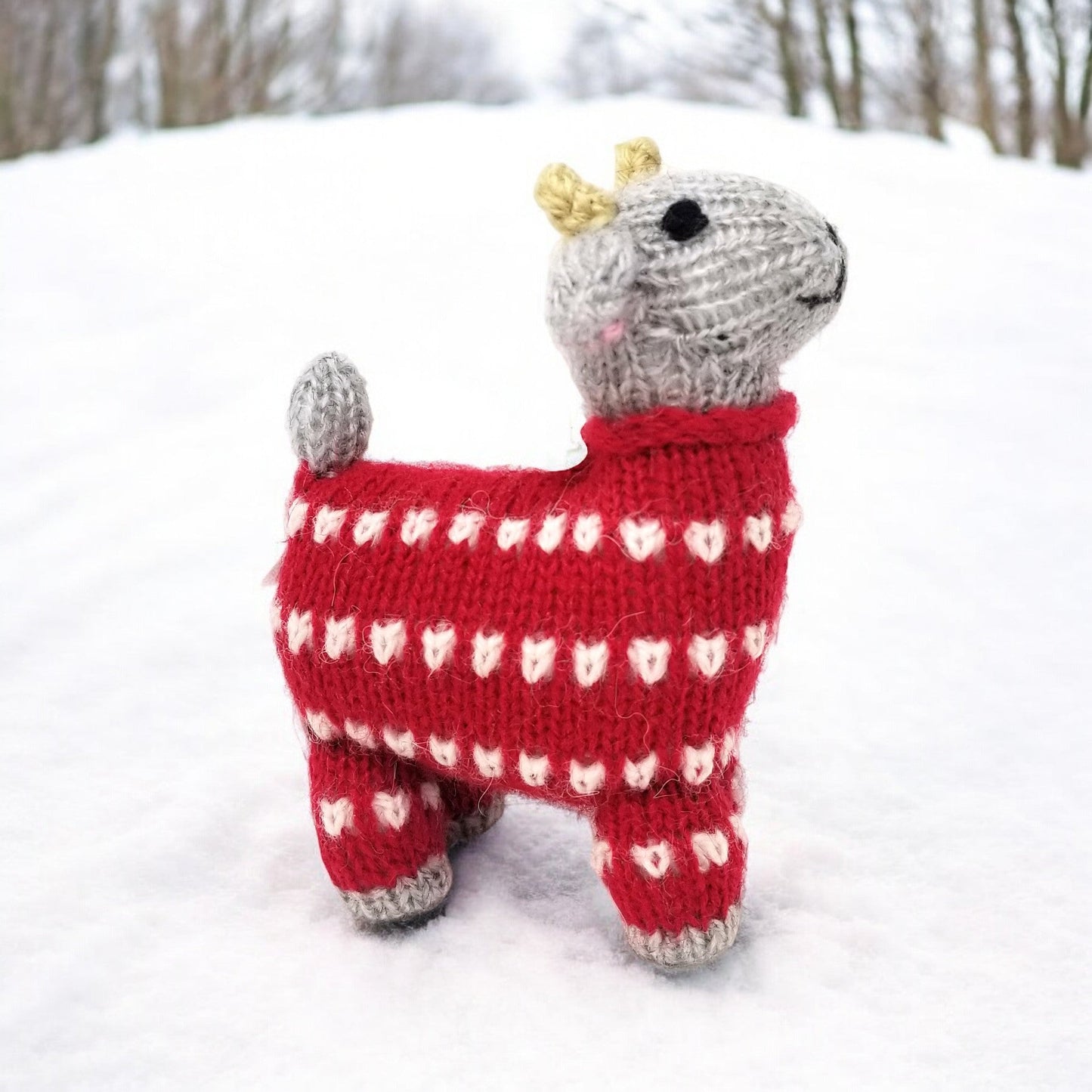 Baby Goats in Pajamas Ornaments, set of 2