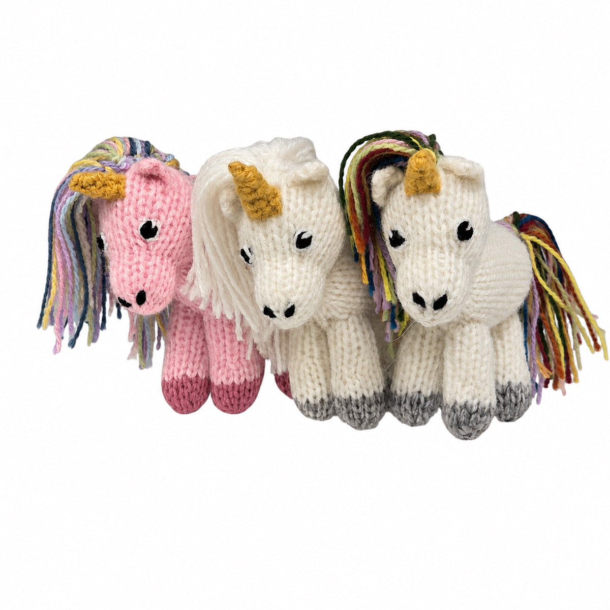 Unicorn Ornaments, set of 3