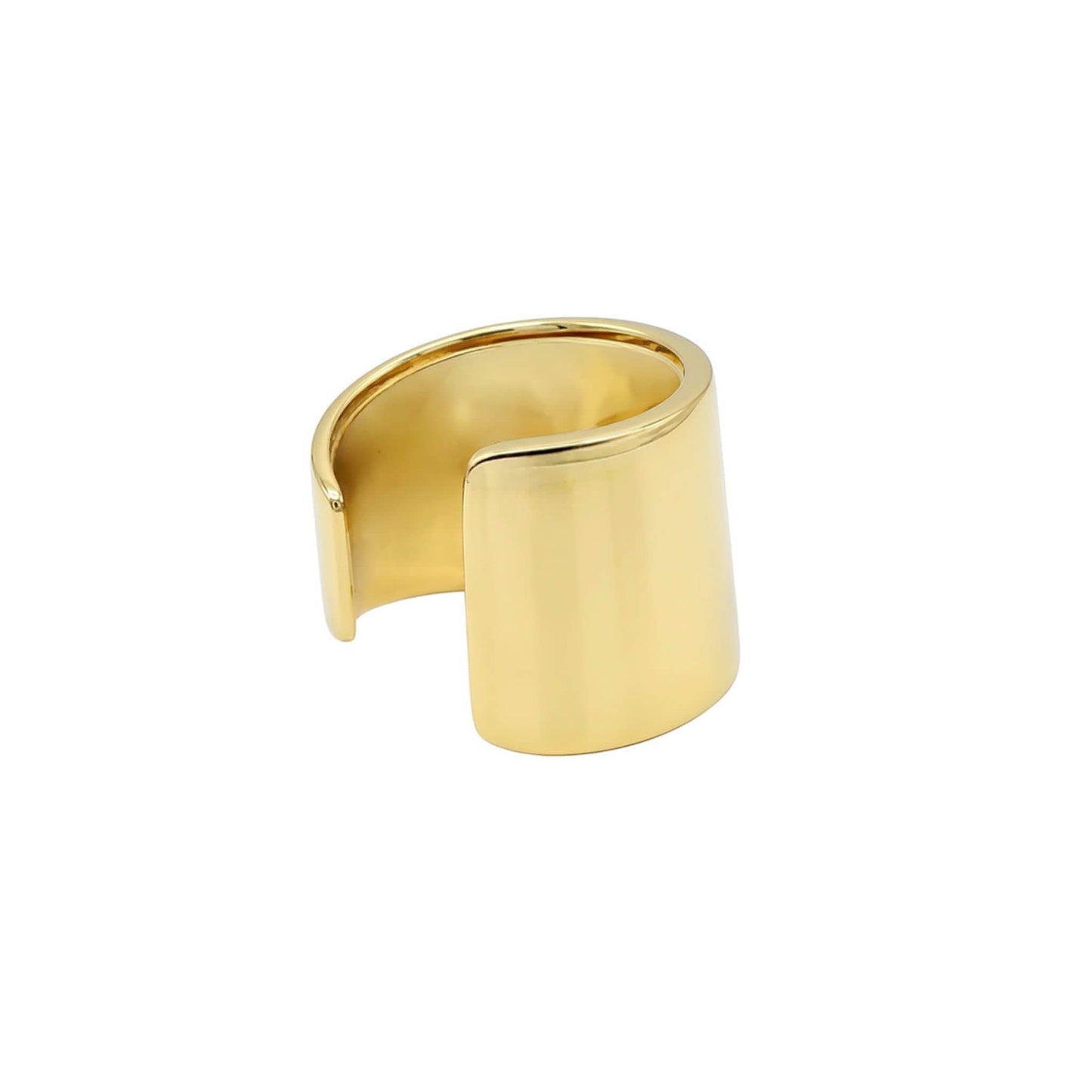 Wide Band Brass Cuff Ring | Penda - EcoDunia
