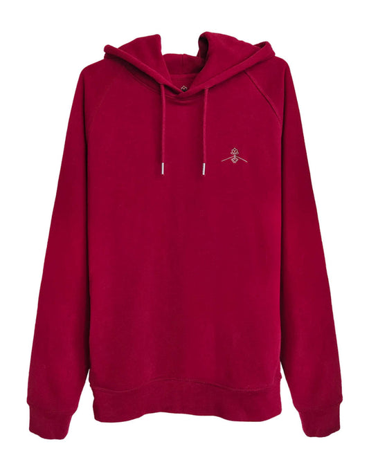 Sudadera orgánica - Burdeos