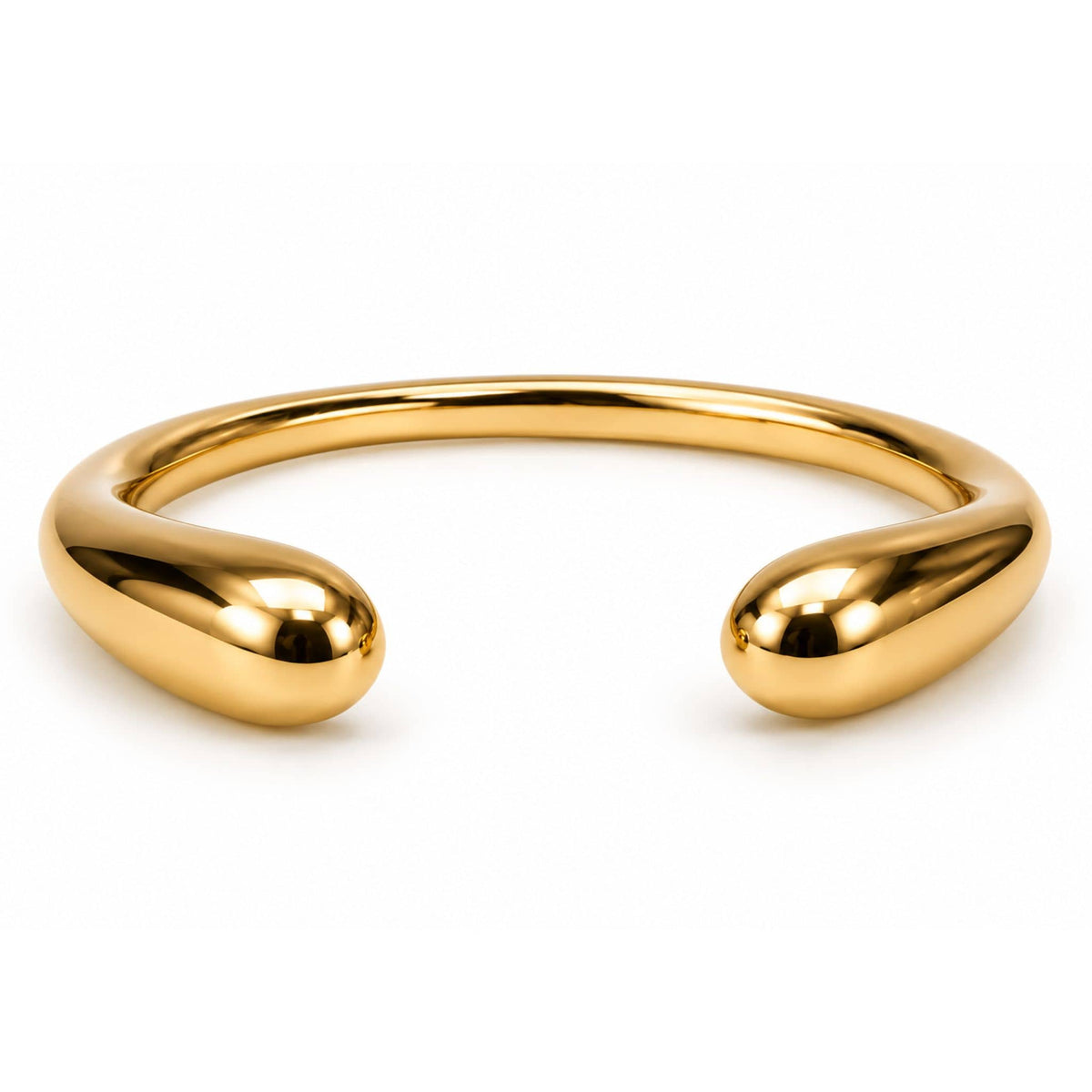 Teardrop Brass Cuff Bracelet | Asali Ecodunia