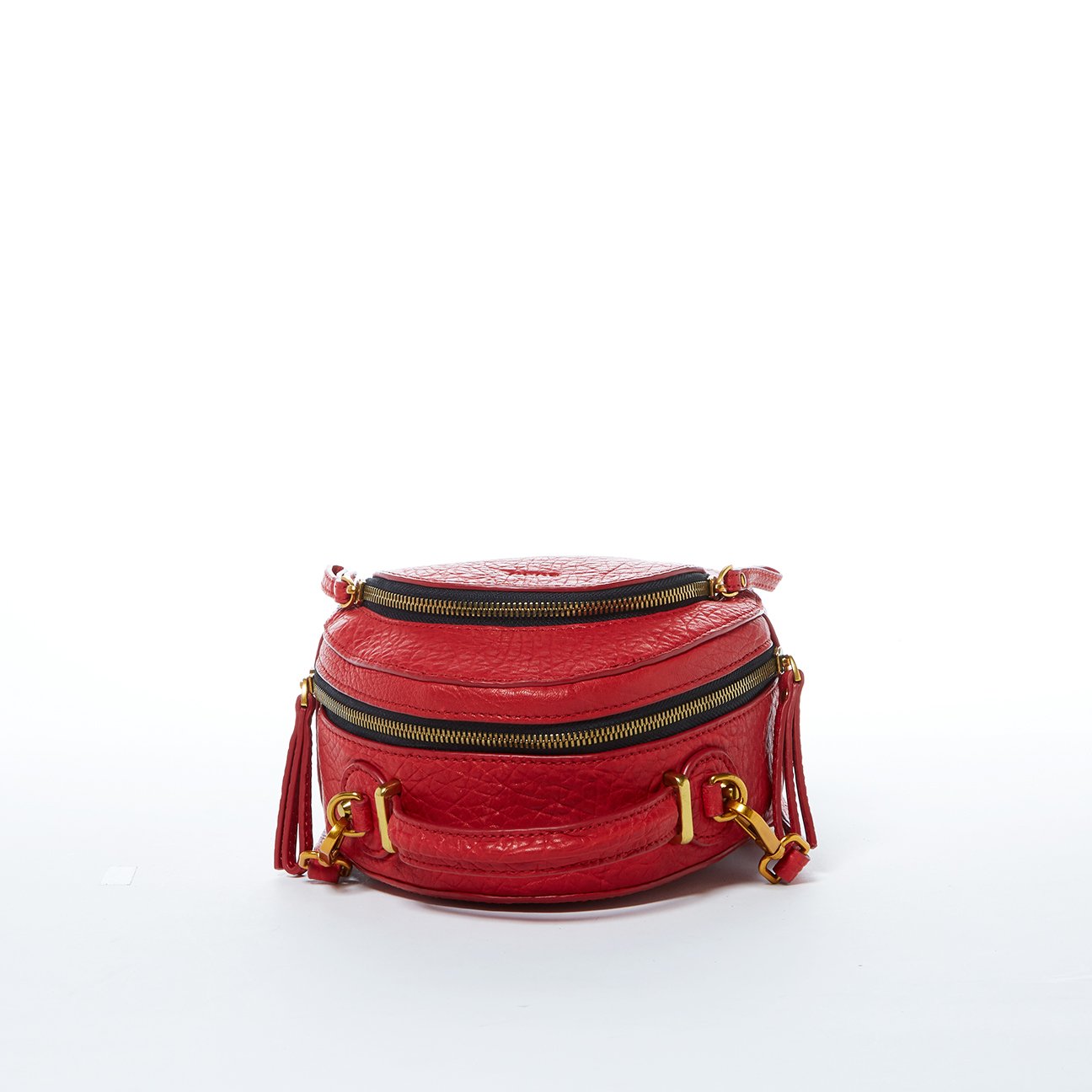 SUSU Small Red Leather Backpack Purse for Women Convertible Crossbody Bag