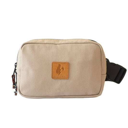 Canvas Crossbody Belt Bag Pouch, The Everywhere Belt Bag #color_sand-white