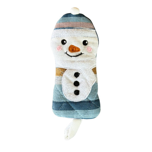 Snowman Skillet Handle Holder