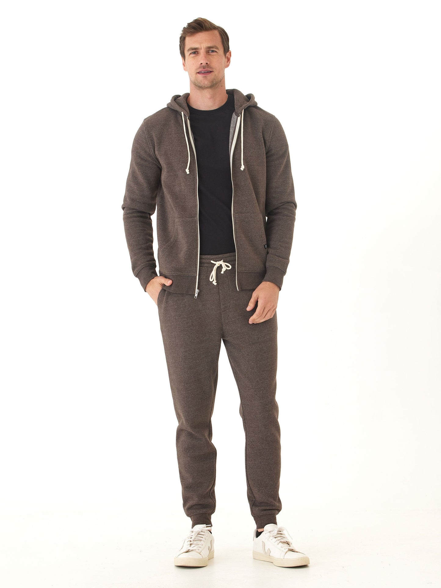 Men's Core Triblend Fleece Zip Hoodie