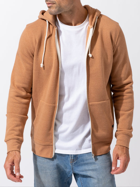 Everyday Triblend Fleece Zip Sweatshirt