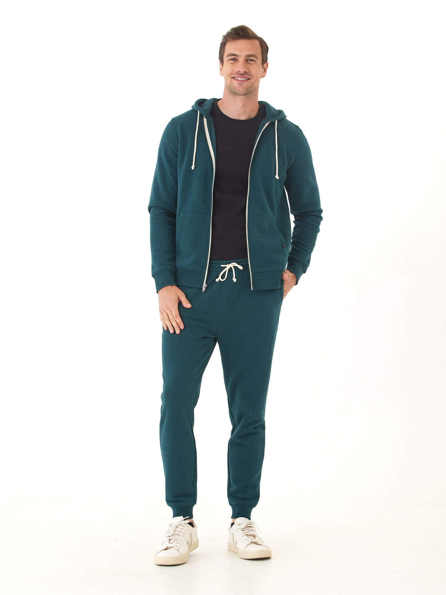 Men's Core Triblend Fleece Zip Hoodie