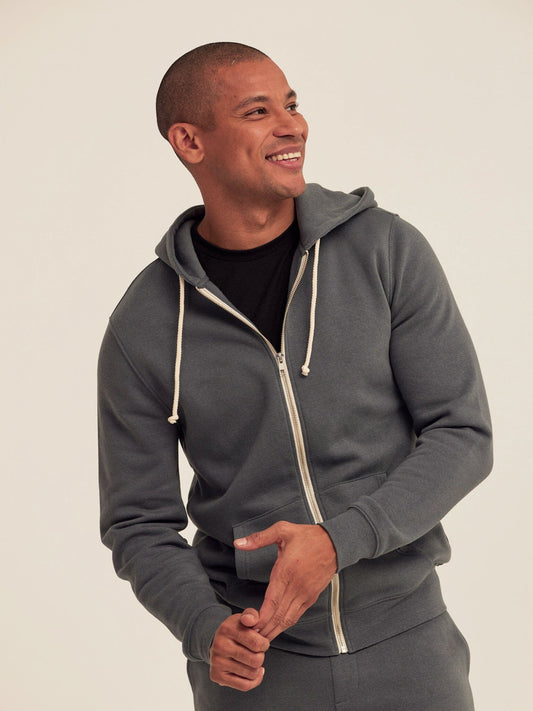 Everyday Triblend Fleece Zip Sweatshirt
