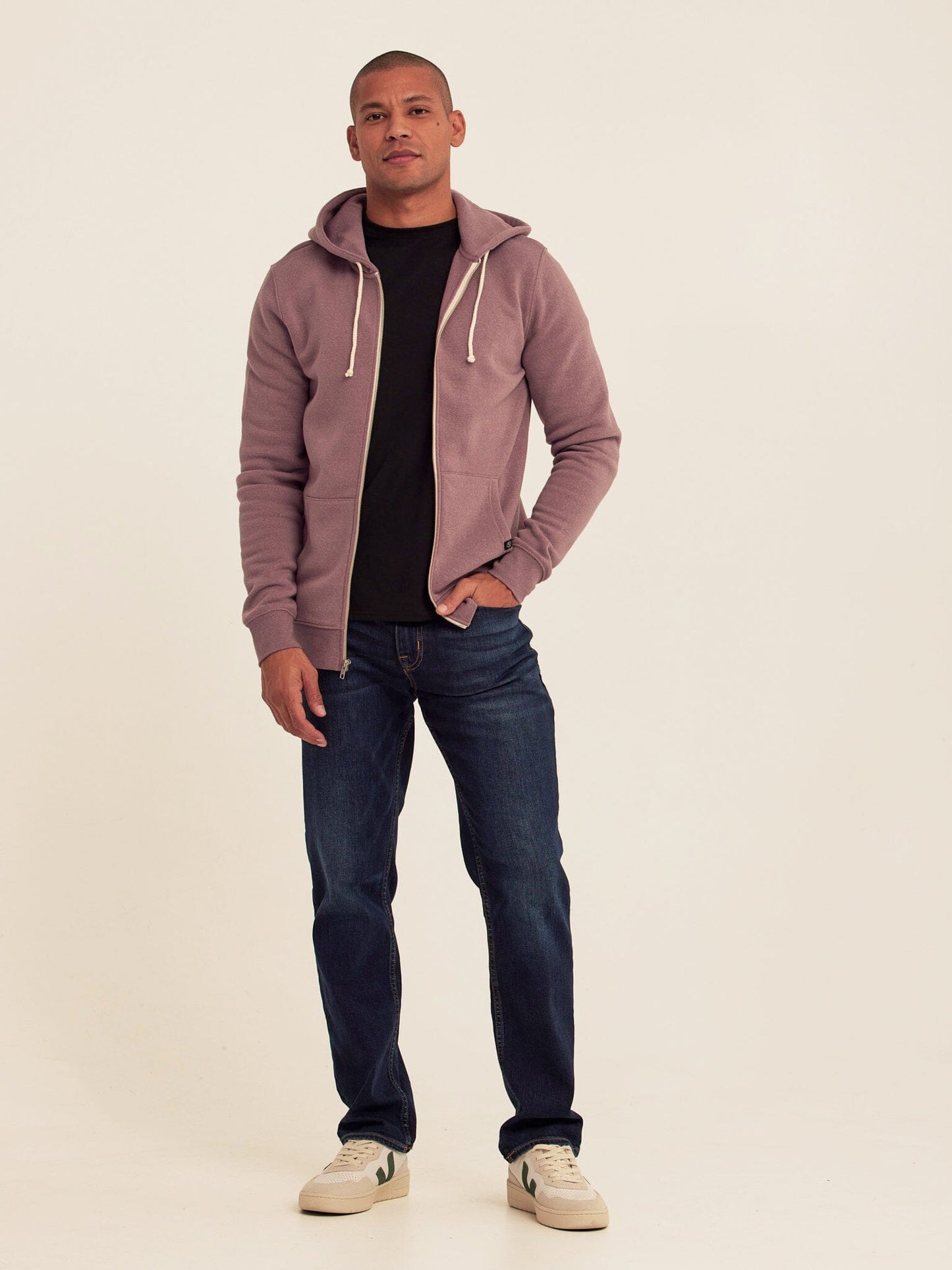 Men's Core Triblend Fleece Zip Hoodie