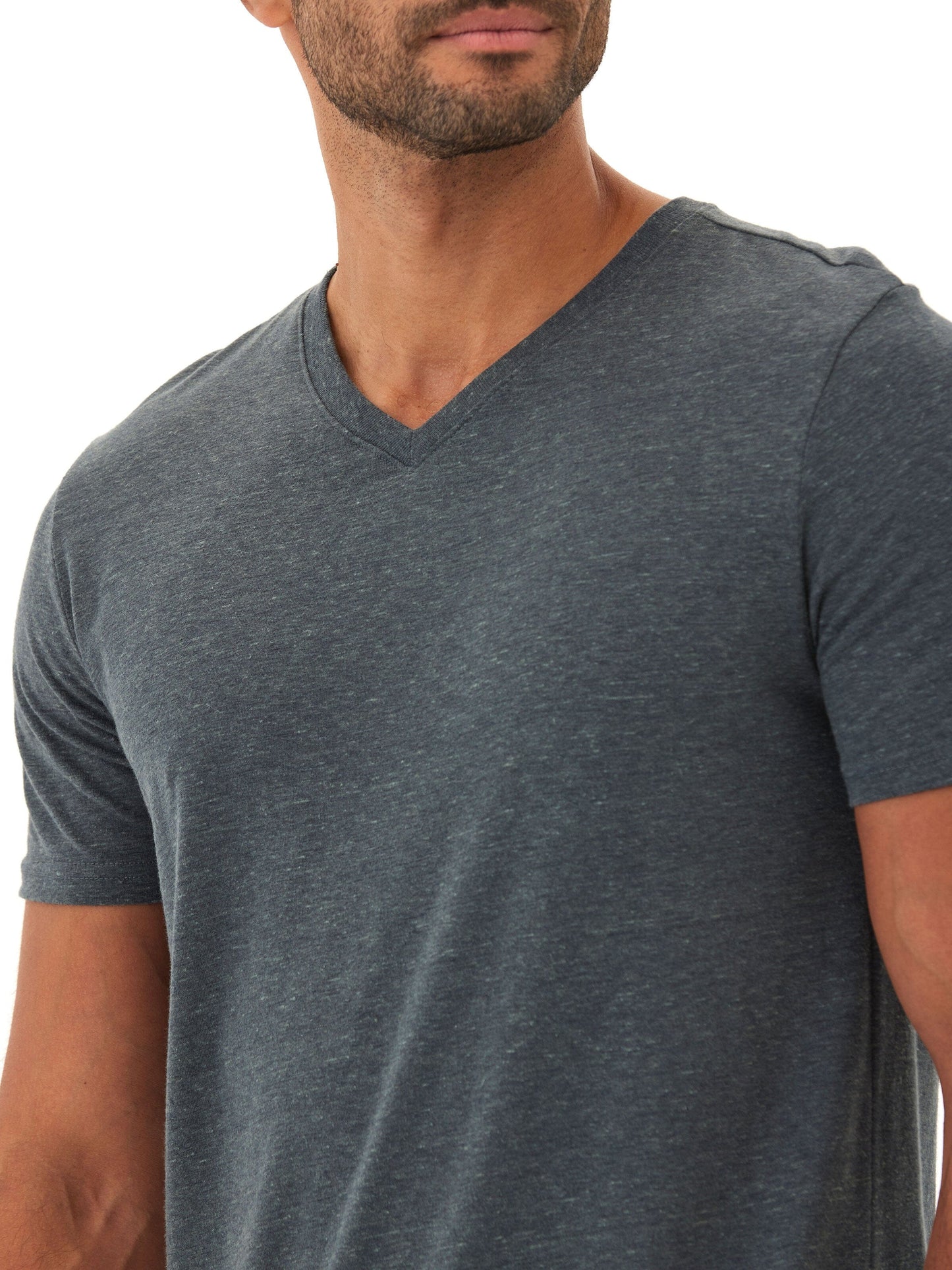Men's Core Triblend Jersey V-Neck Tee