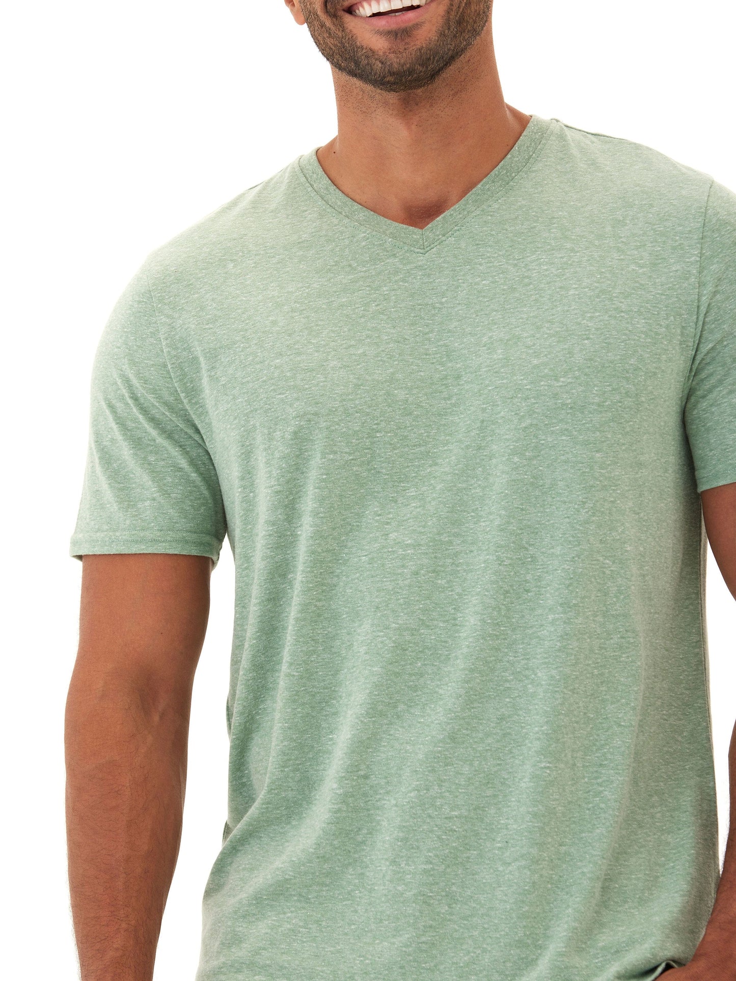 Men's Core Triblend Jersey V-Neck Tee